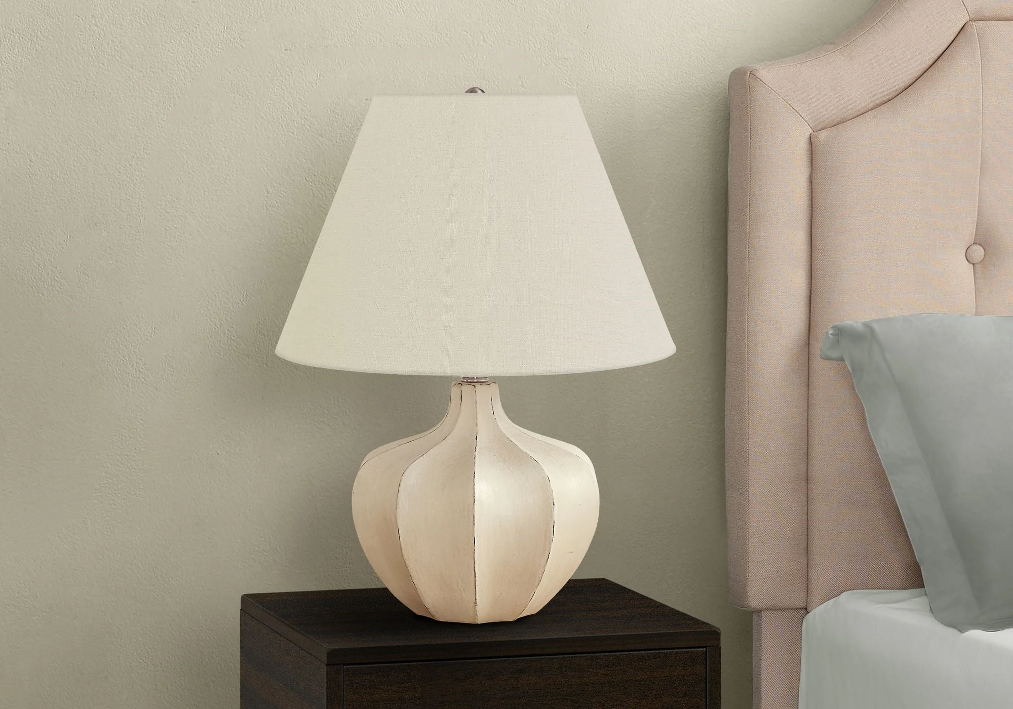Resin Transitional Lighting, Table Lamp - Cream - Image 3