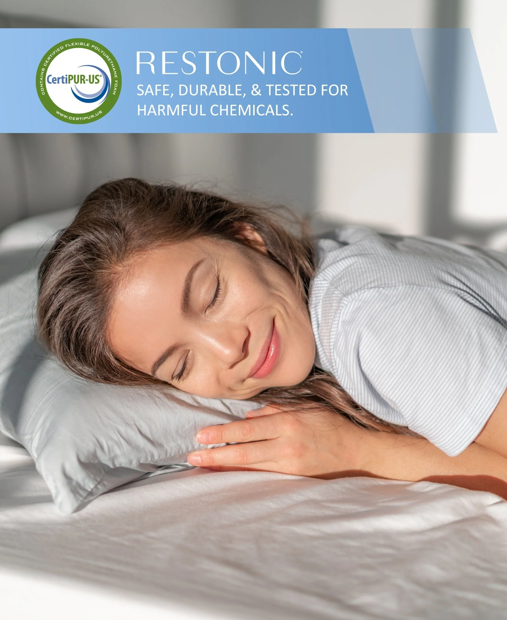 Restonic ComfortCare Hybrid Restful Nights Firm King Mattress - Image 8