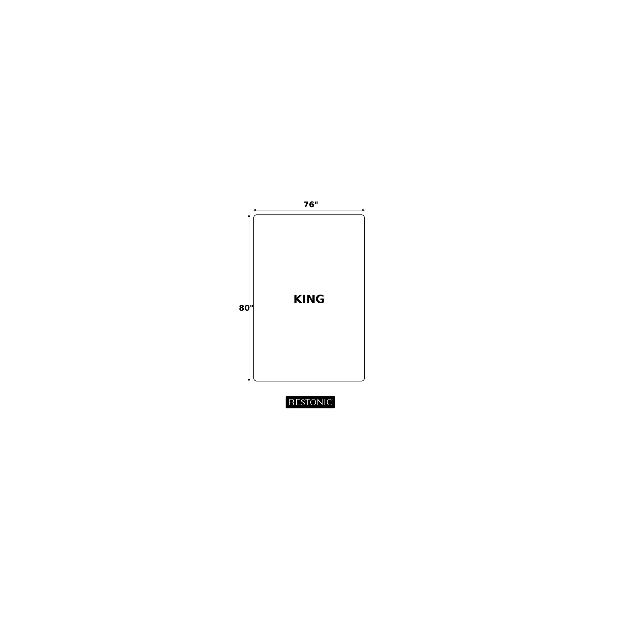 Restonic ComfortCare Plush King Size Mattress with Premium Comfort Bedding Pack - Image 3