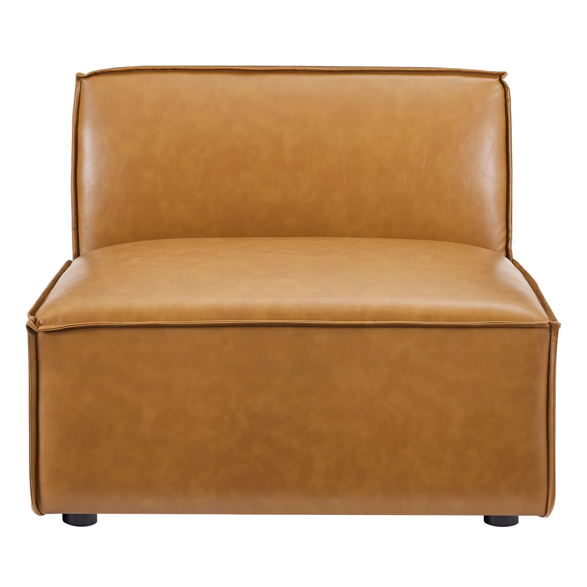Restore 4-Piece Vegan Leather Sectional Sofa by Modway - Image 4