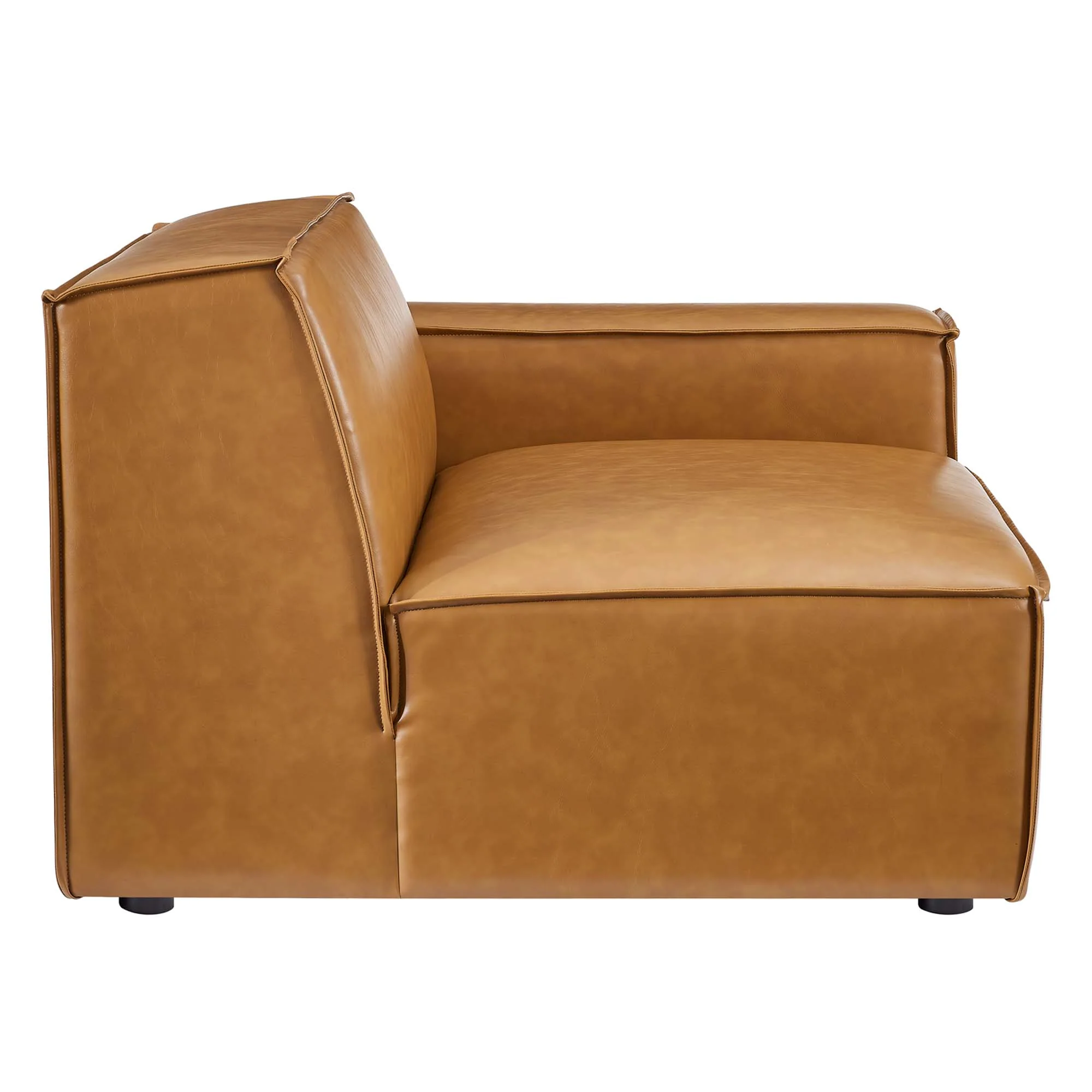 Restore 4-Piece Vegan Leather Sectional Sofa by Modway - Image 7