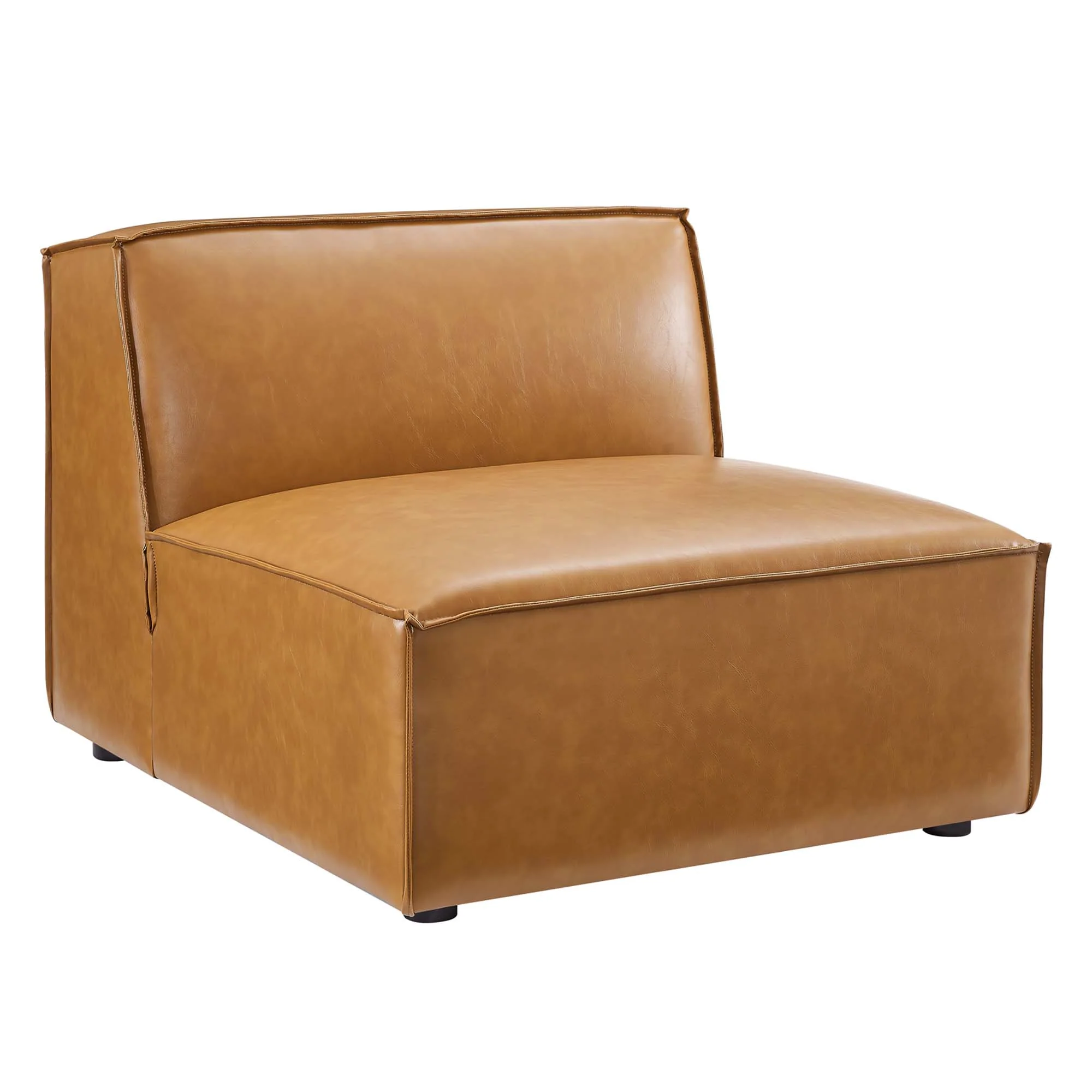 Restore 4-Piece Vegan Leather Sofa by Modway - Image 3