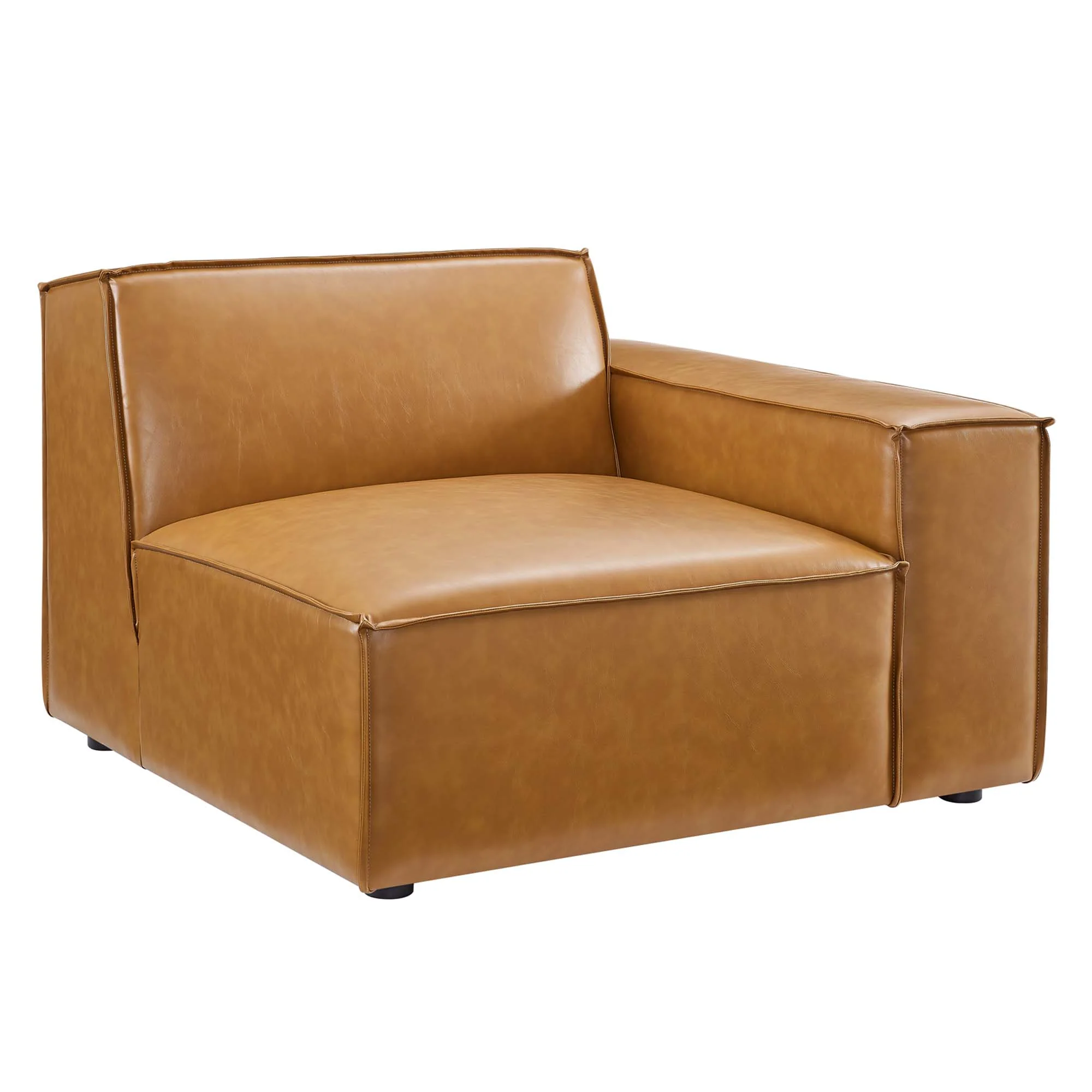 Restore 8-Piece Vegan Leather Sectional Sofa by Modway - Image 6