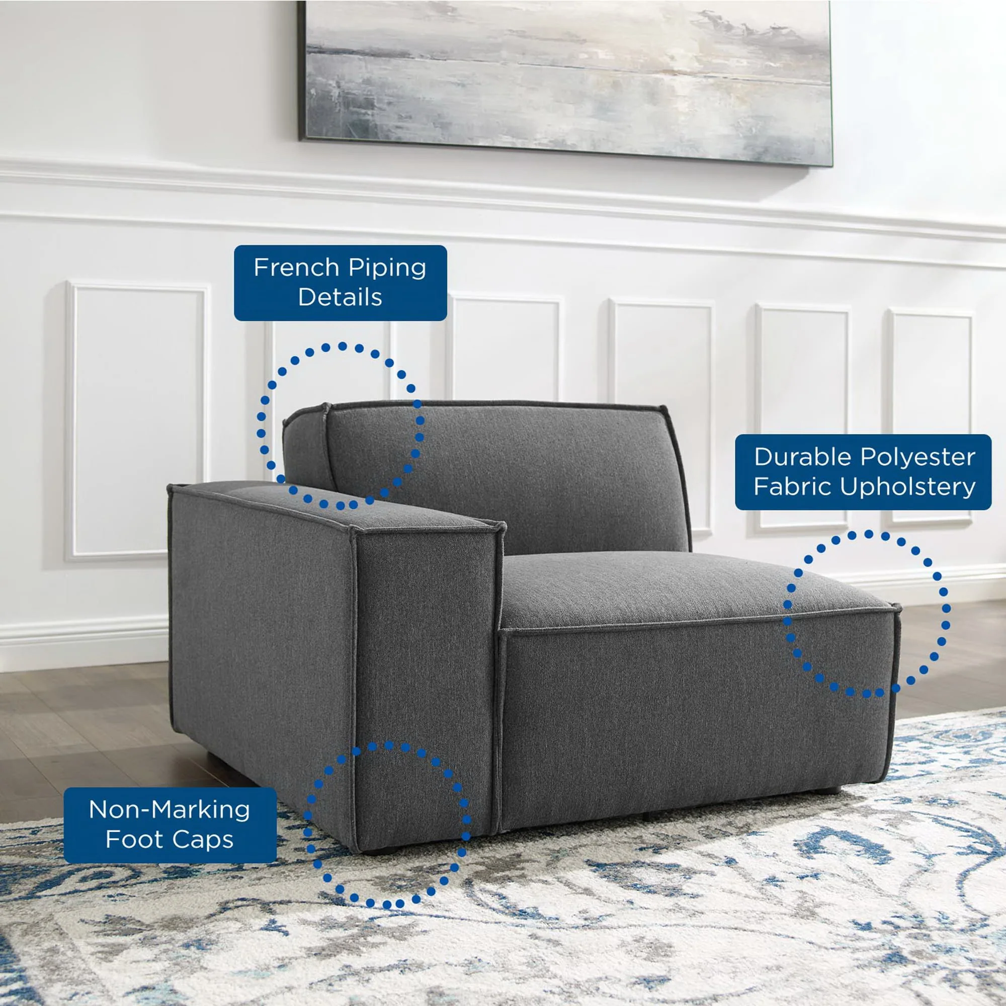 Restore Left-Arm Sectional Sofa Chair by Modway - Image 11
