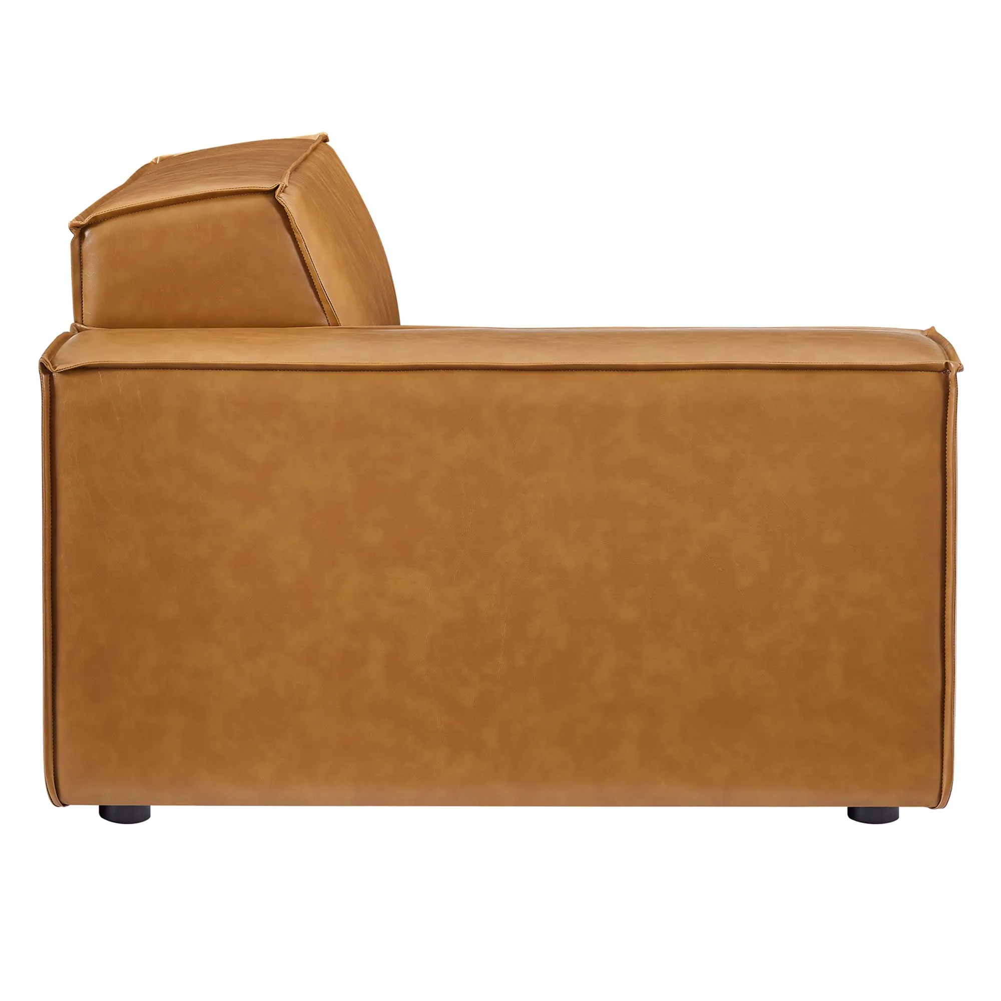 Restore Left-Arm Vegan Leather Sectional Sofa Chair by Modway - Image 2
