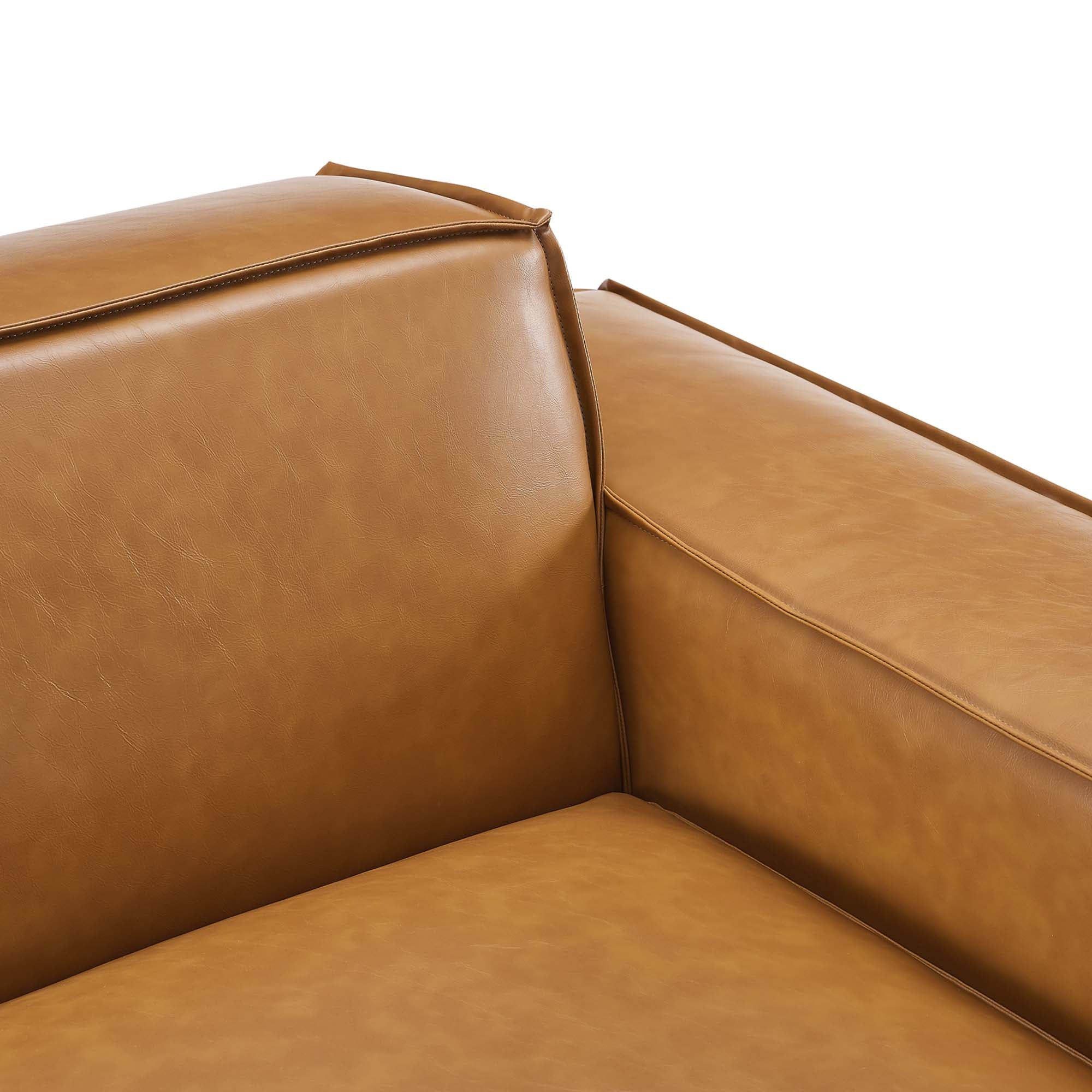 Restore Right-Arm Vegan Leather Sectional Sofa Chair by Modway - Image 5