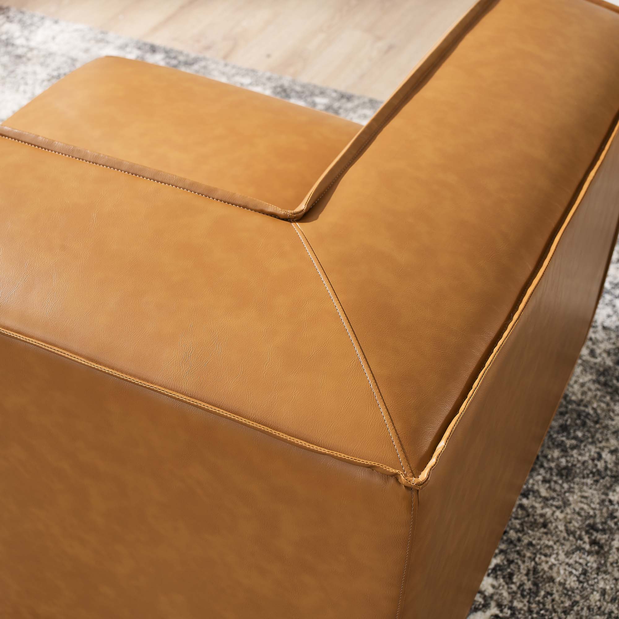 Restore Vegan Leather Sectional Sofa Corner Chair by Modway - Image 7