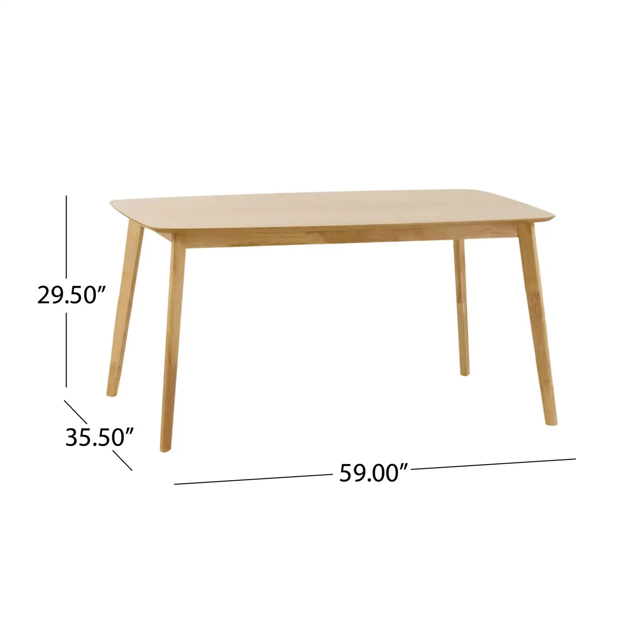 Retro Dining Table With Faux Wood Top - Image 3