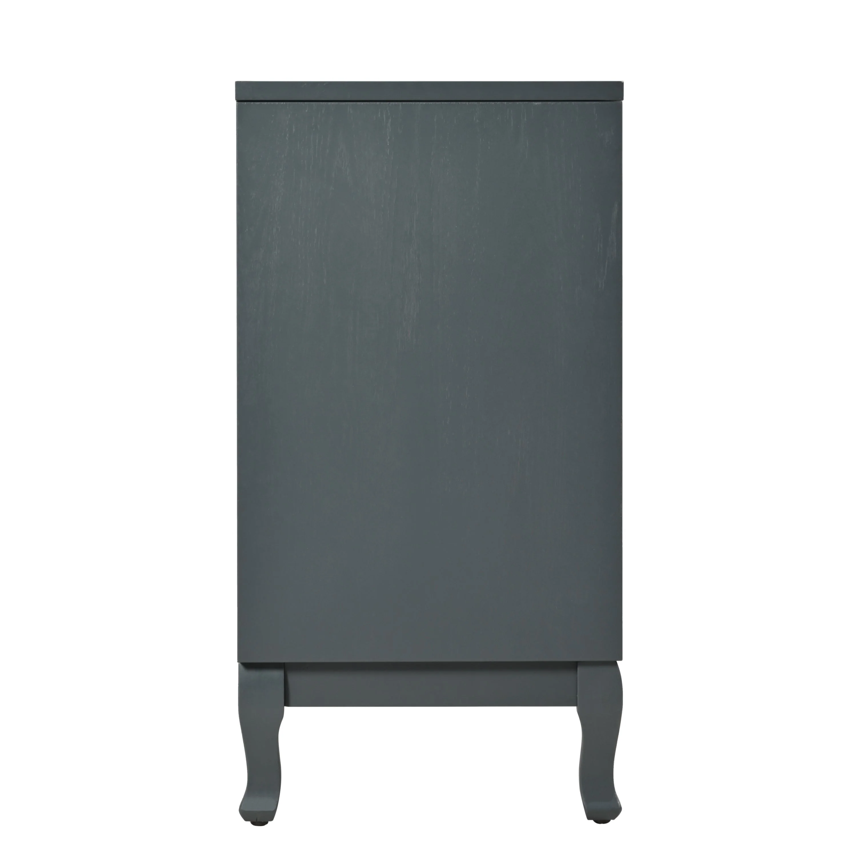 Retro Industrial Grey 4-Door Sideboard - Image 14