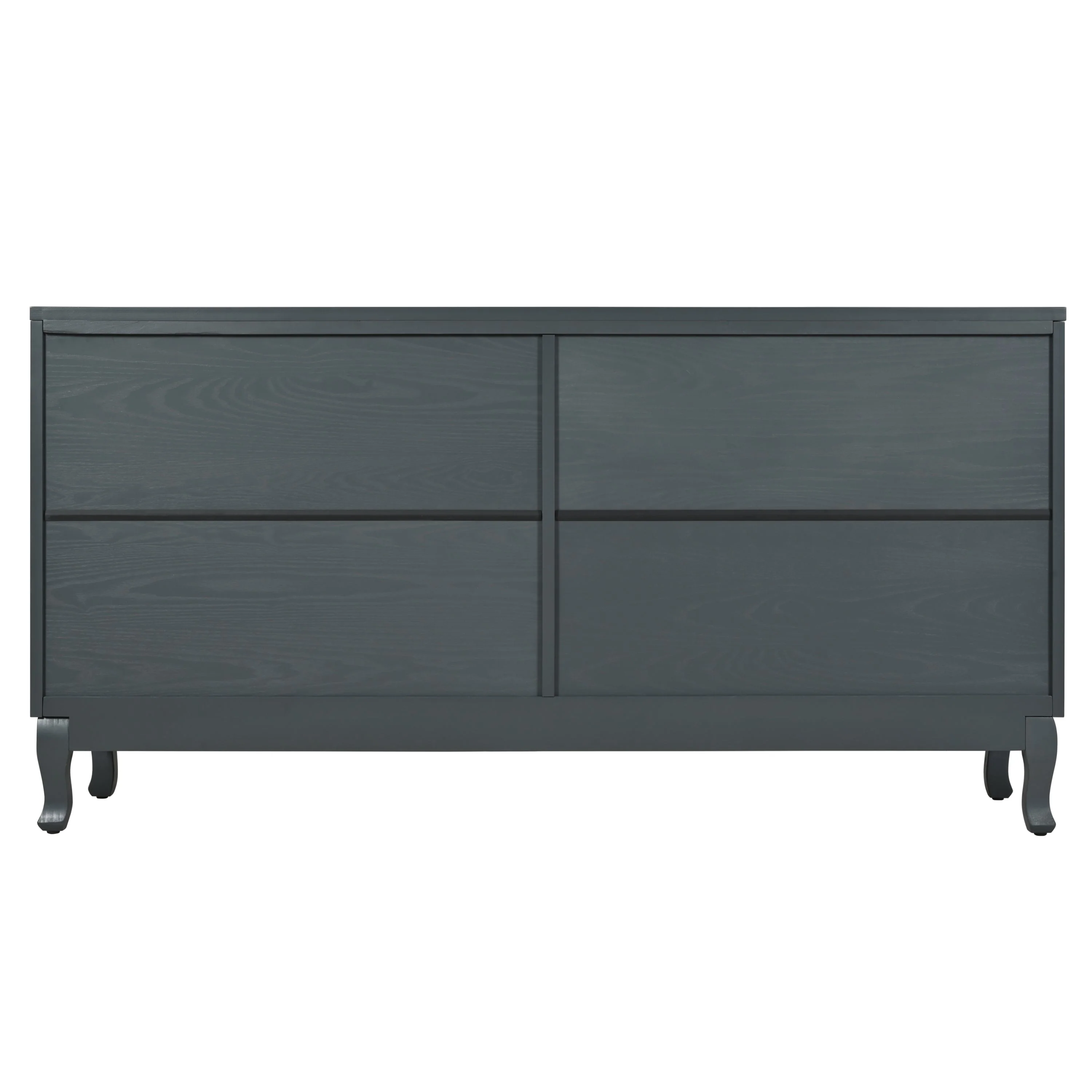 Retro Industrial Grey 4-Door Sideboard - Image 15