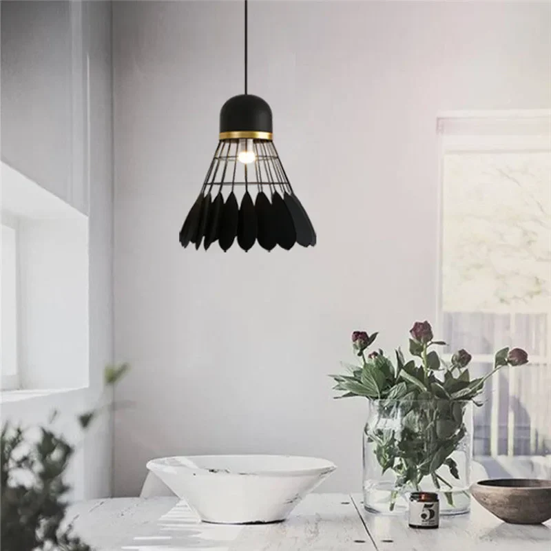 Retro Loft Industrial Pendant Light Wrought Iron Metal Ball E27 Hanging Lamp - Image 6