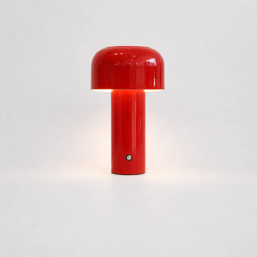Retro Mushroom LED Table Lamp Touch Sensor Dimmable Rechargeable Desk Light - Image 10