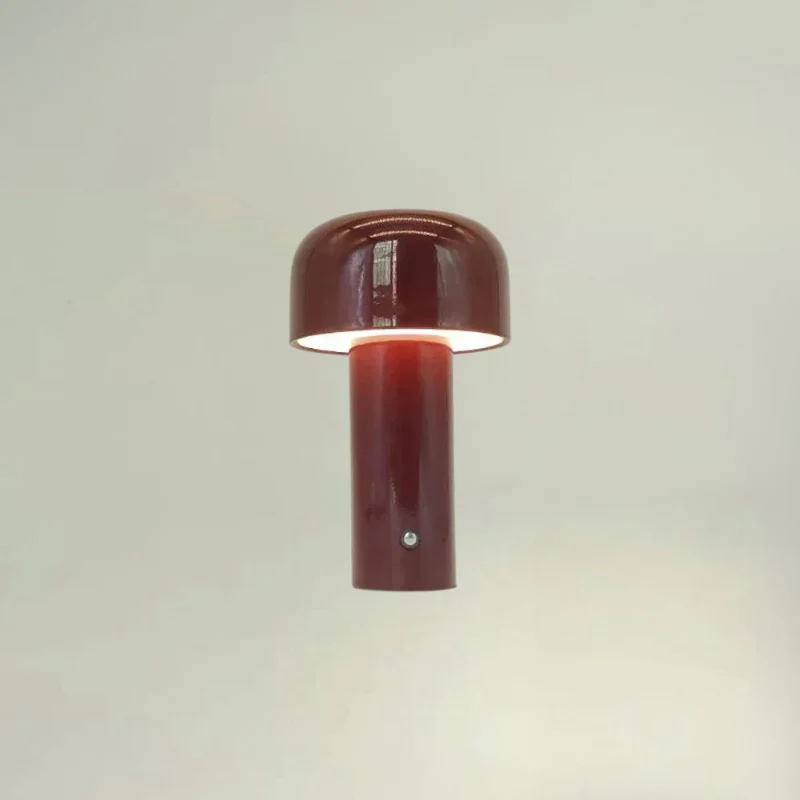 Retro Mushroom LED Table Lamp Touch Sensor Dimmable Rechargeable Desk Light - Image 12