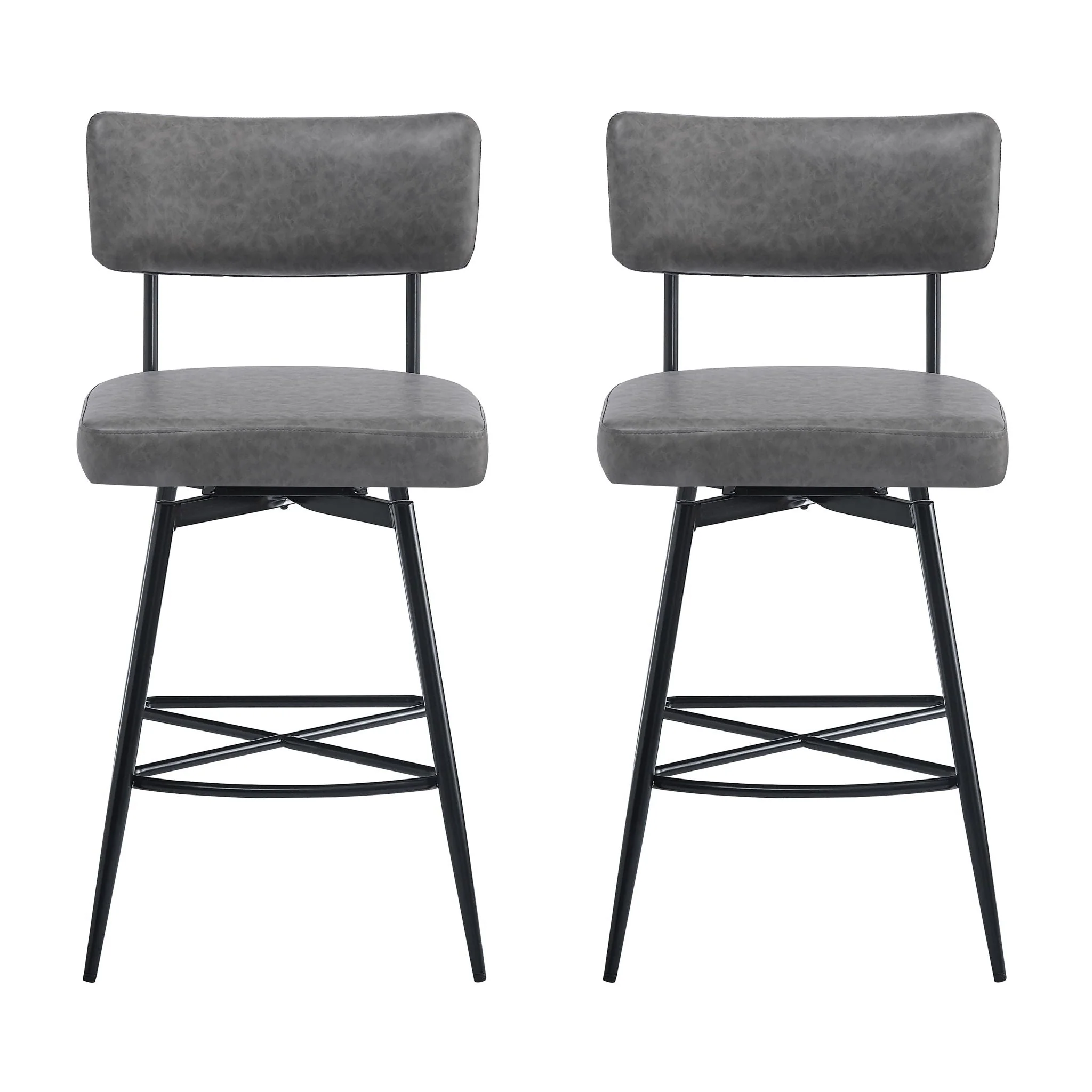 Retro Swivel Counter Stools (Set of 2) - Image 2