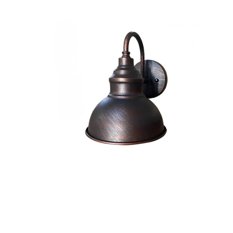 Retro Waterproof Outdoor Wall Lantern Vintage Iron Garden Balcony Sconce - Image 6