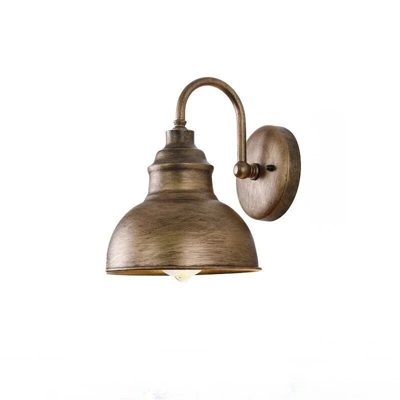 Retro Waterproof Outdoor Wall Lantern Vintage Iron Garden Balcony Sconce - Image 7
