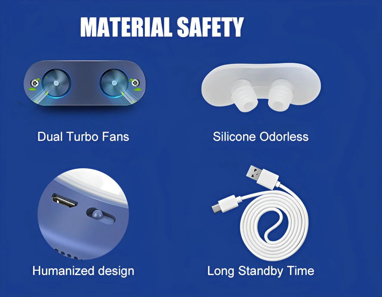 Reusable Silicone Nasal Insert Sleep Accessory Portable Nose Clip Device - Image 6