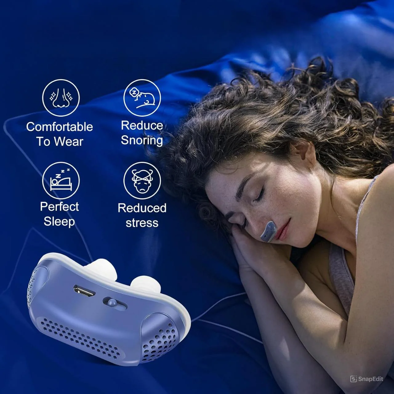 Reusable Silicone Nasal Insert Sleep Accessory Portable Nose Clip Device - Image 7