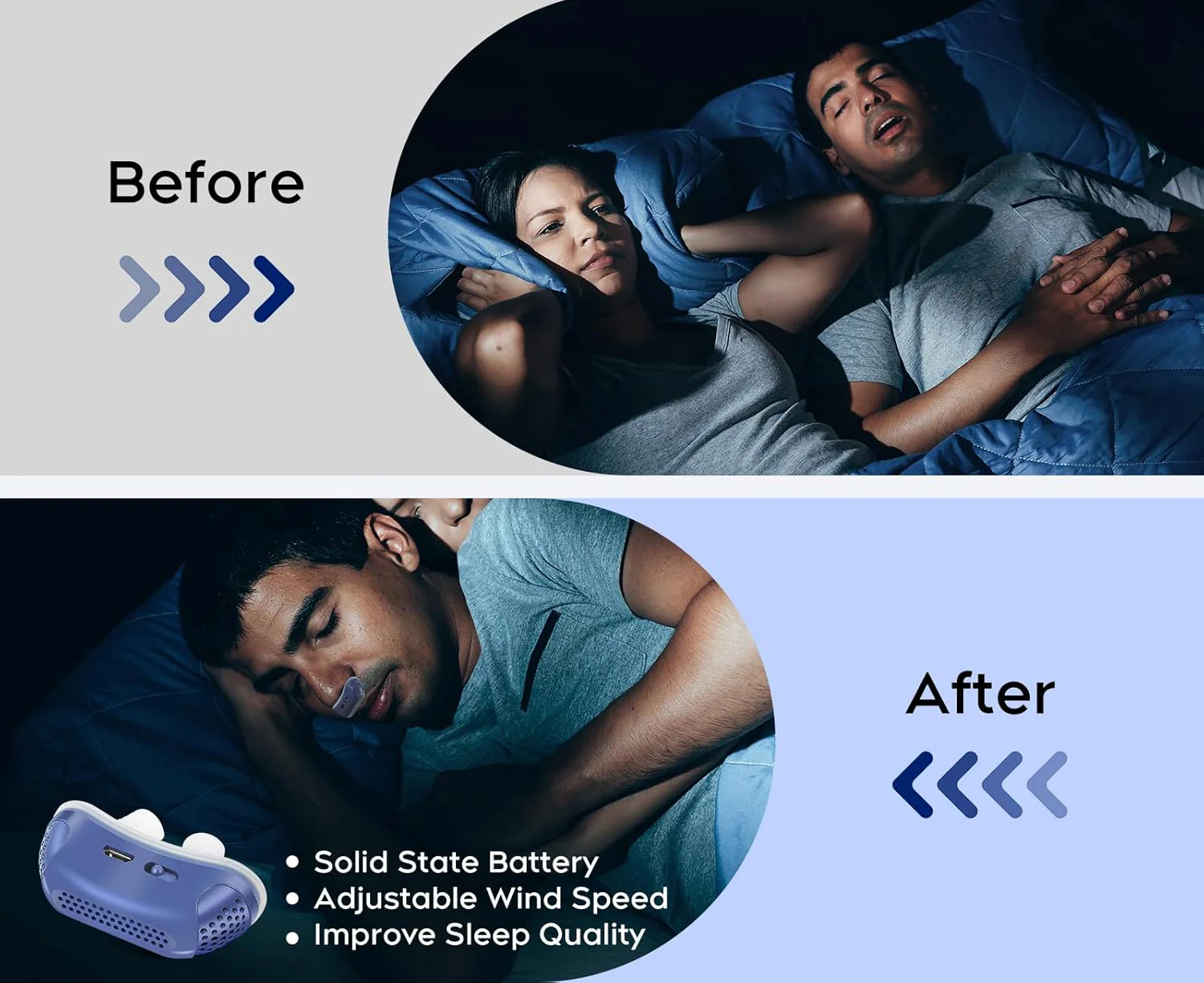 Reusable Silicone Nasal Insert Sleep Accessory Portable Nose Clip Device - Image 8