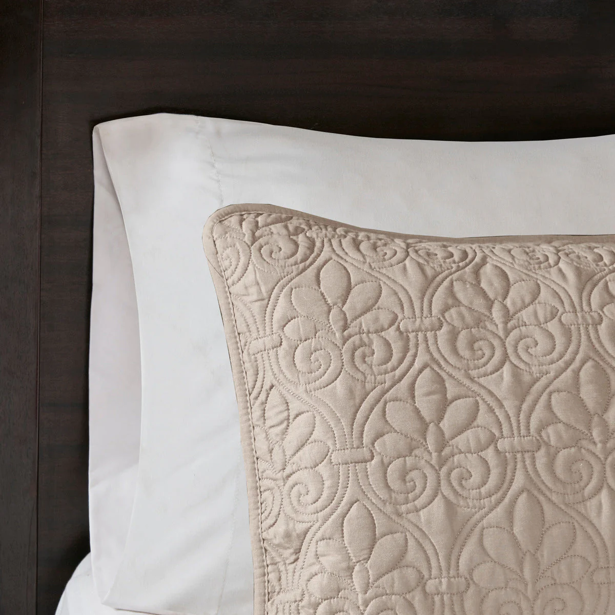 Reversible Quilt Set Khaki Full/Queen - Image 4
