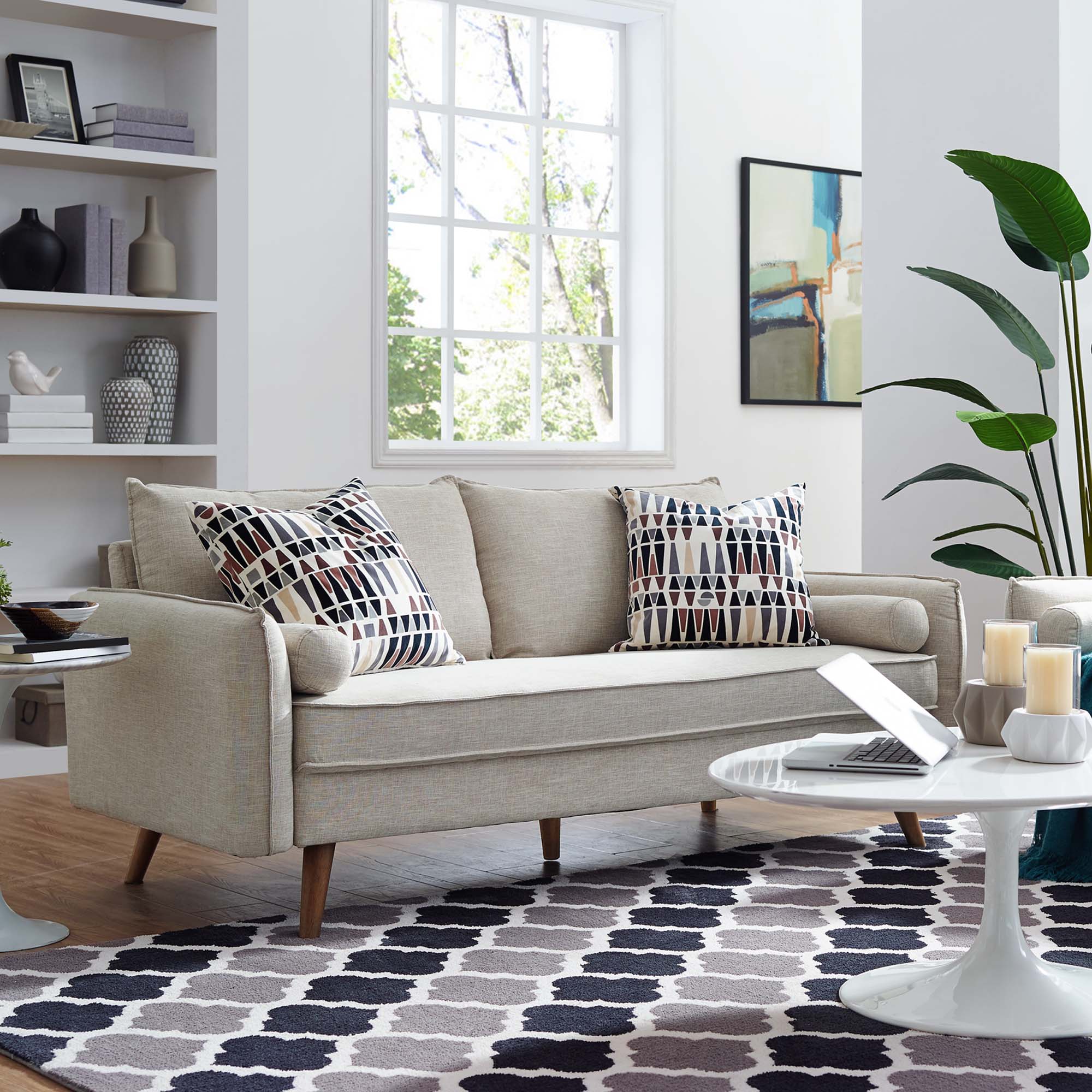 Revive Upholstered Fabric Sofa by Modway - Image 12