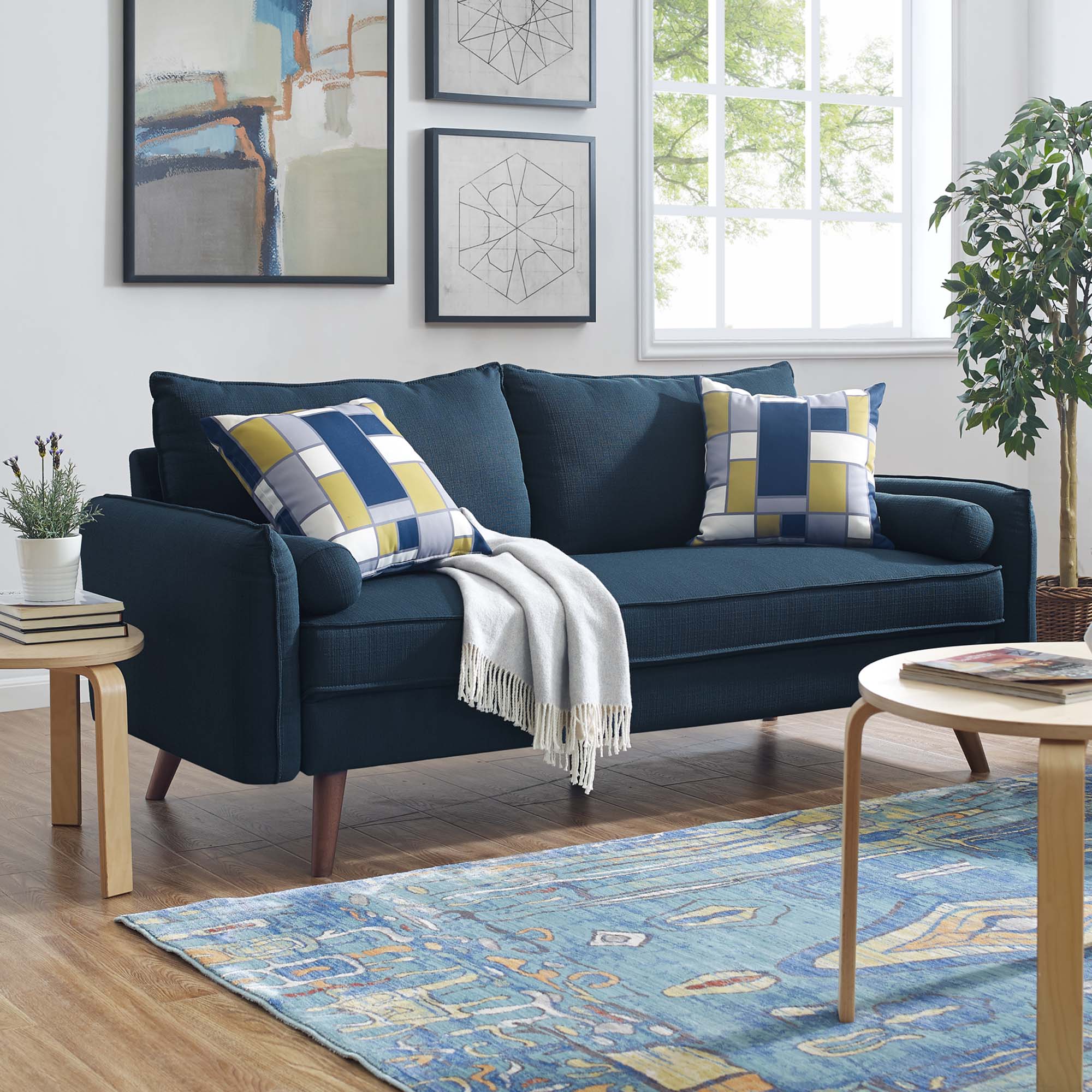 Revive Upholstered Fabric Sofa by Modway - Image 13