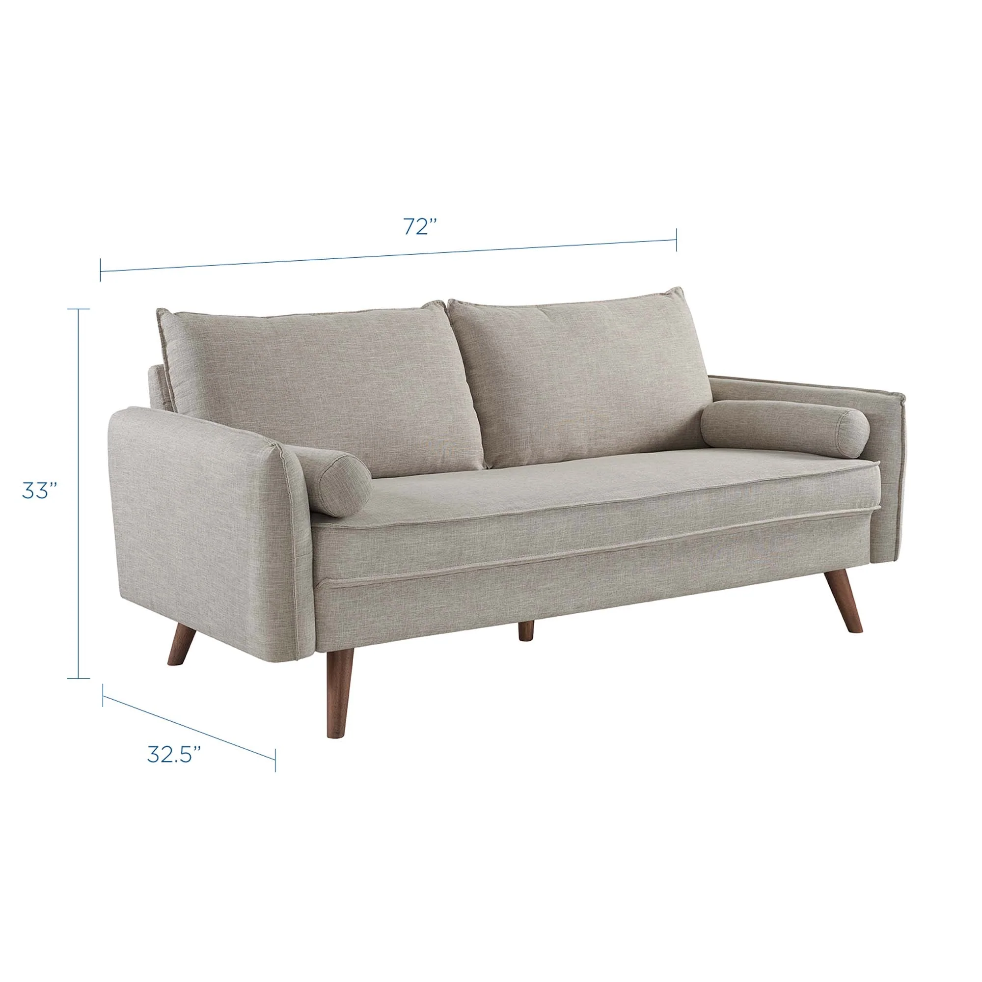 Revive Upholstered Fabric Sofa by Modway - Image 18