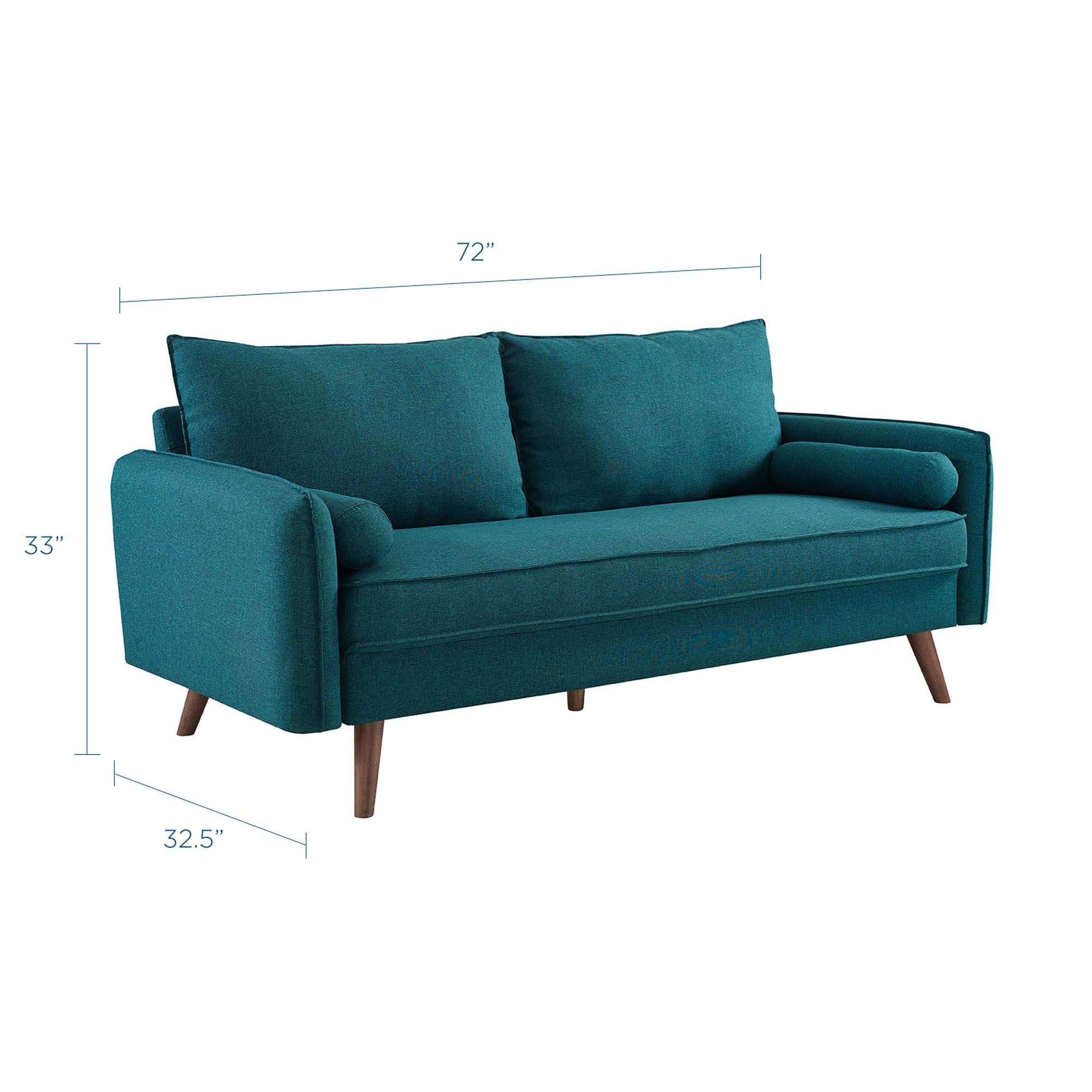 Revive Upholstered Fabric Sofa by Modway - Image 2