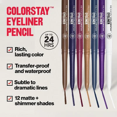 Revlon ColorStay Waterproof Eyeliner; Smudger 202 Black Brown 0.01oz/2ct - Missing Box - Image 4