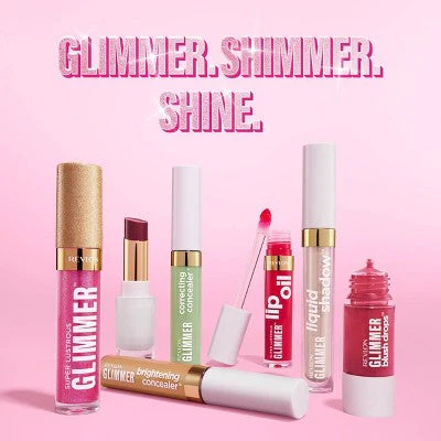 Revlon Super Lustrous Glimmer Lip Oil Moisturizing 004 Gone Rose 0.13 fl oz - New - Image 11