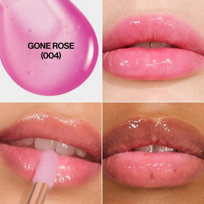 Revlon Super Lustrous Glimmer Lip Oil Moisturizing 004 Gone Rose 0.13 fl oz - New - Image 3