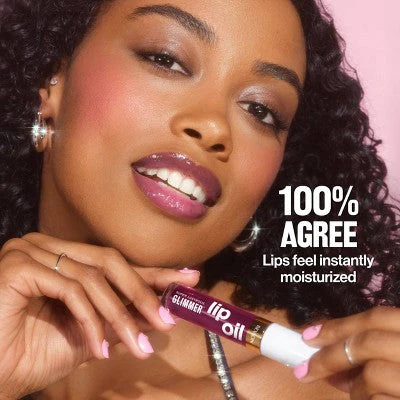 Revlon Super Lustrous Glimmer Lip Oil Moisturizing 004 Gone Rose 0.13 fl oz - New - Image 8