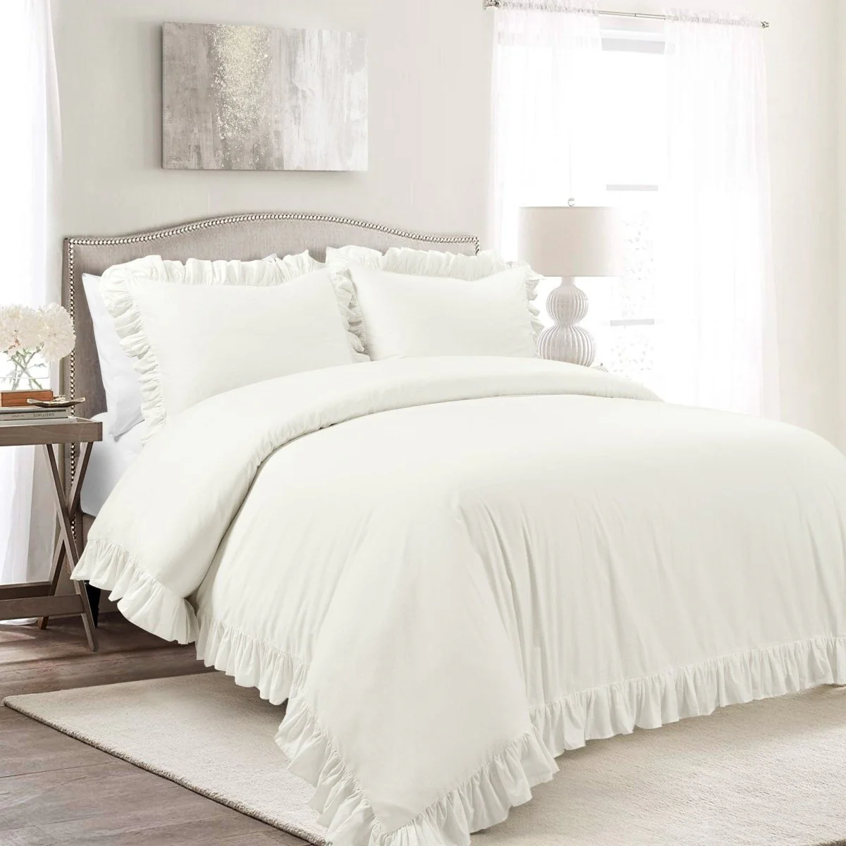 Reyna 100% Cotton Duvet Cover Set - Image 2