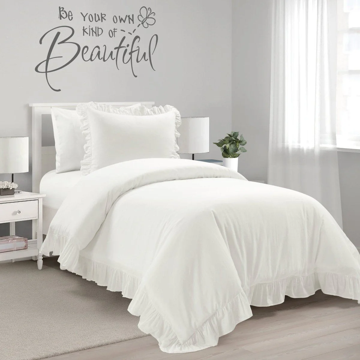 Reyna 100% Cotton Duvet Cover Set - Image 3