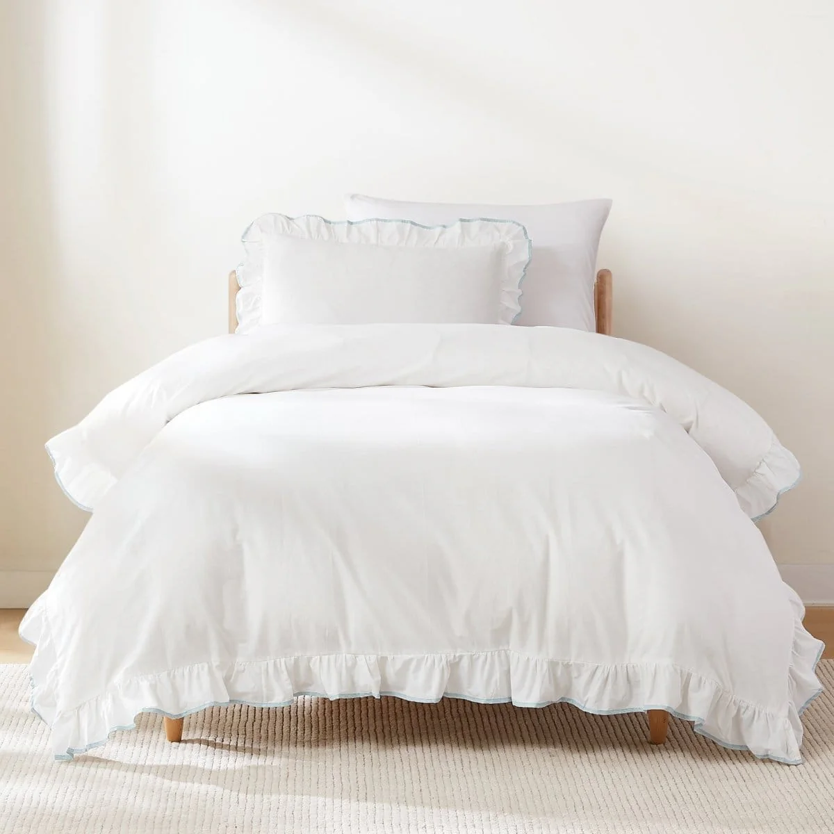 Reyna Contrast Edge Cotton Duvet Cover Set - Image 10