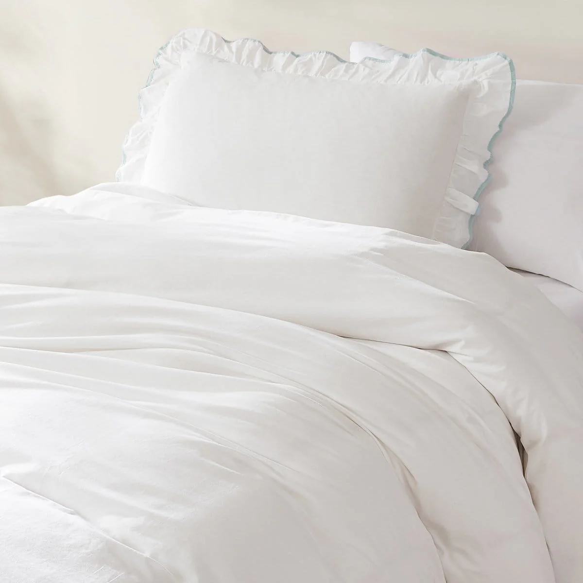 Reyna Contrast Edge Cotton Duvet Cover Set - Image 11