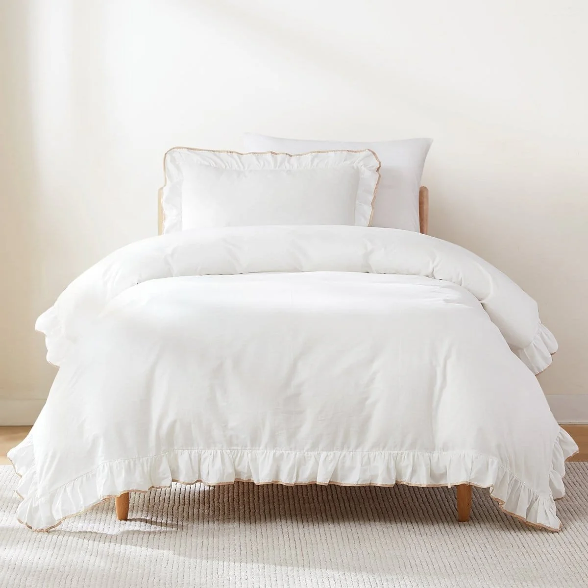 Reyna Contrast Edge Cotton Duvet Cover Set - Image 2