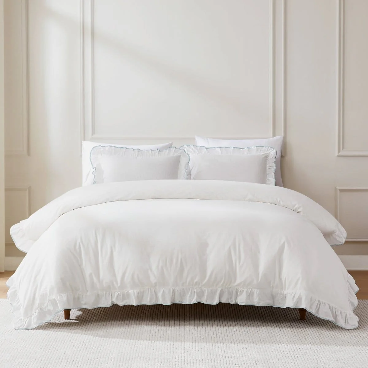 Reyna Contrast Edge Cotton Duvet Cover Set - Image 25