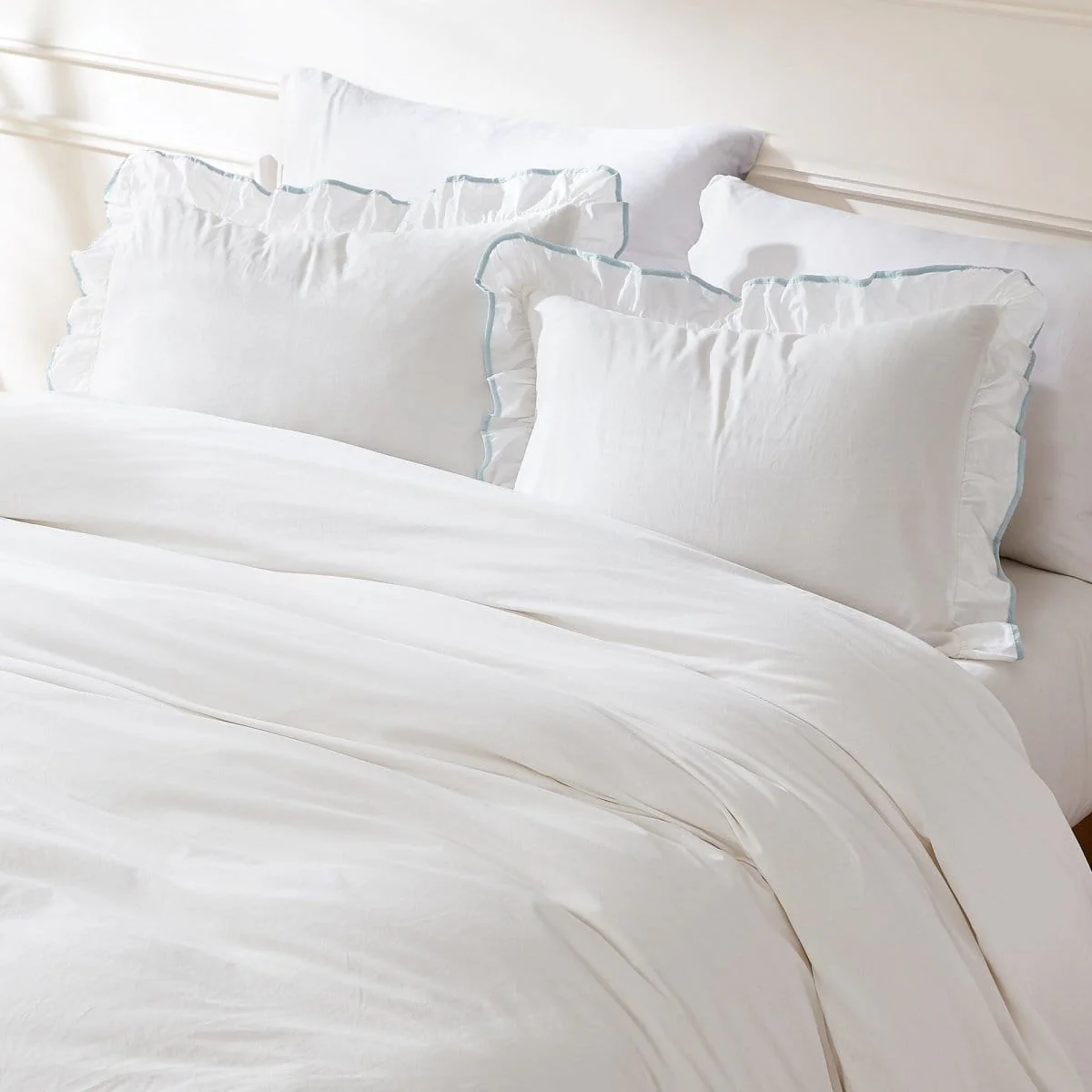 Reyna Contrast Edge Cotton Duvet Cover Set - Image 26