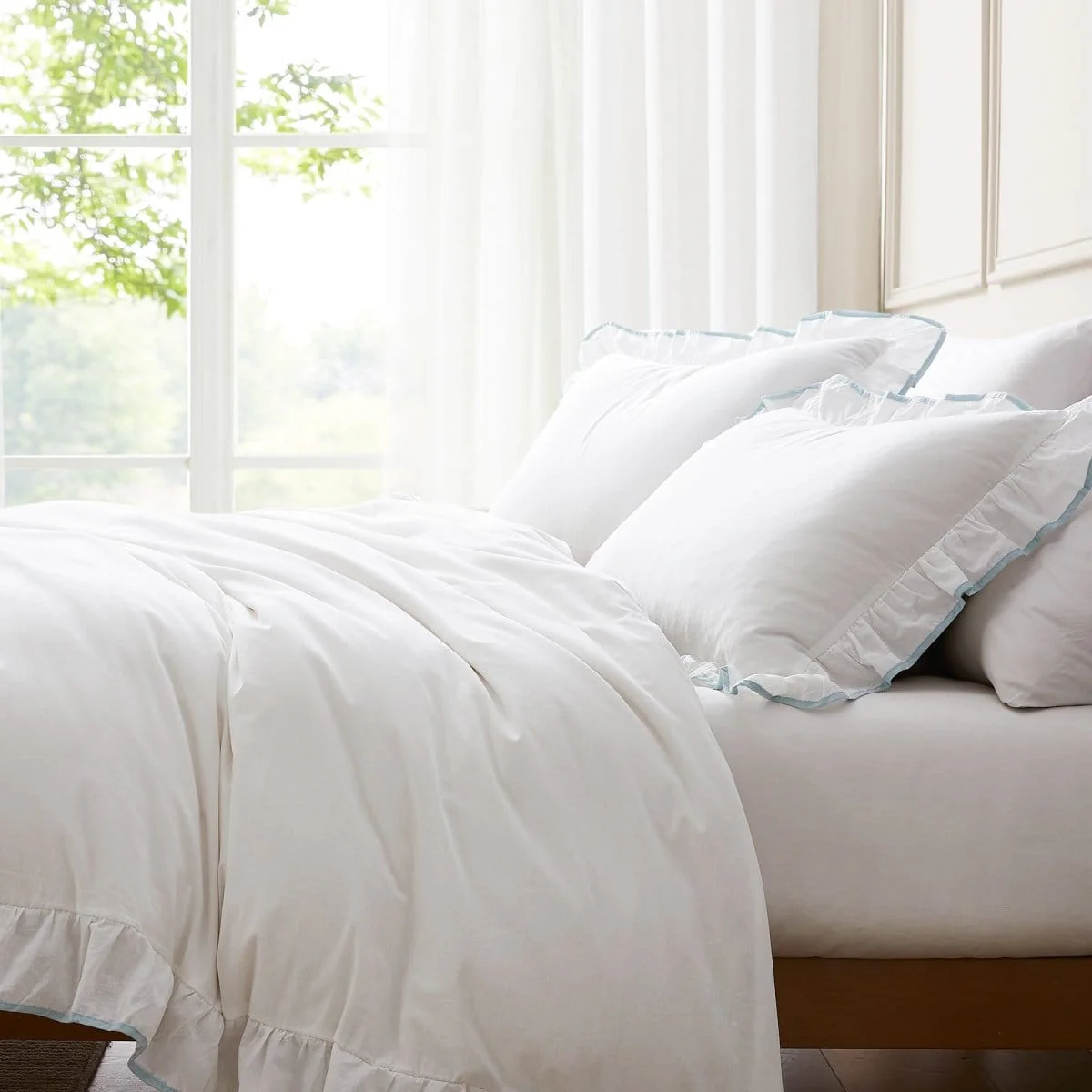 Reyna Contrast Edge Cotton Duvet Cover Set - Image 27