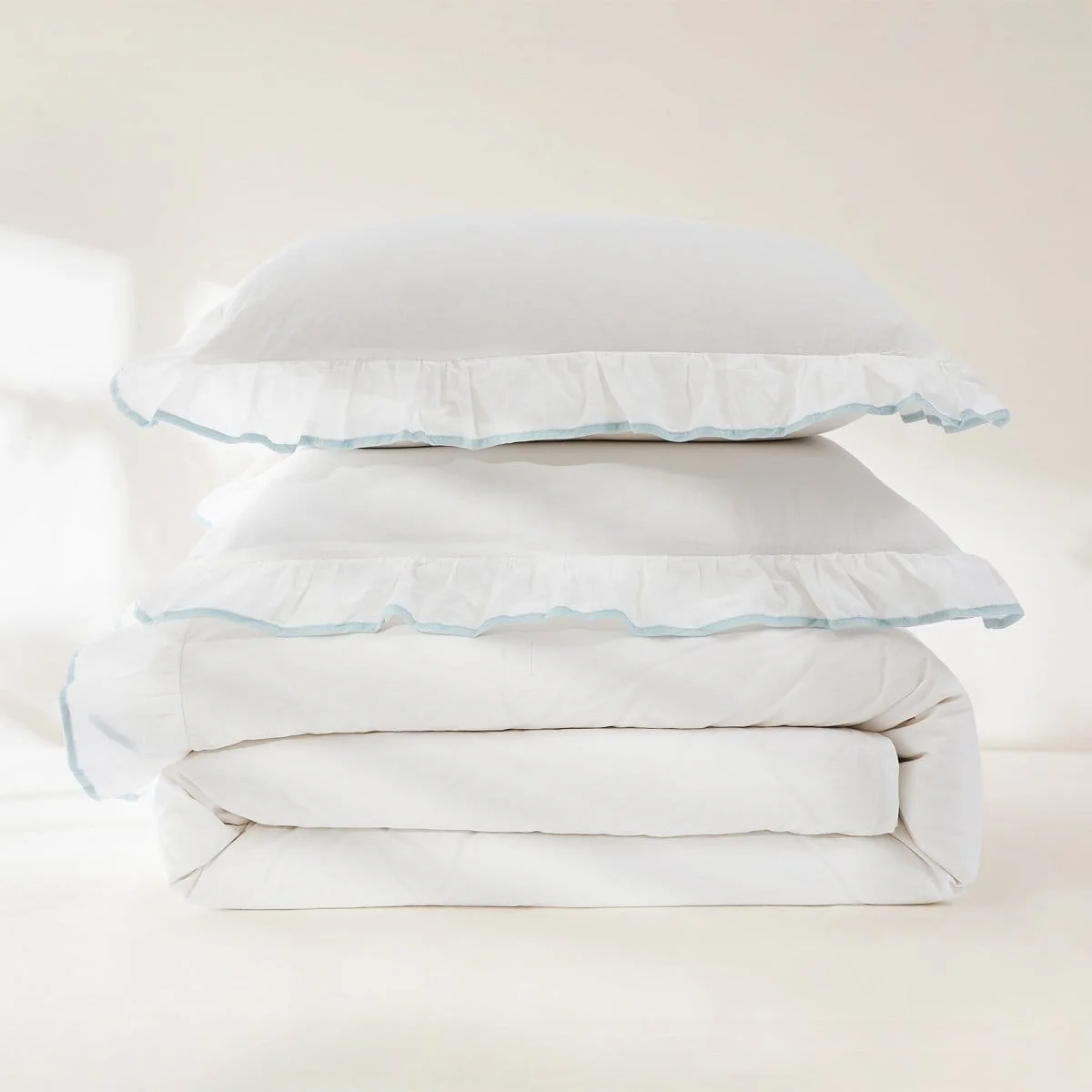 Reyna Contrast Edge Cotton Duvet Cover Set - Image 28
