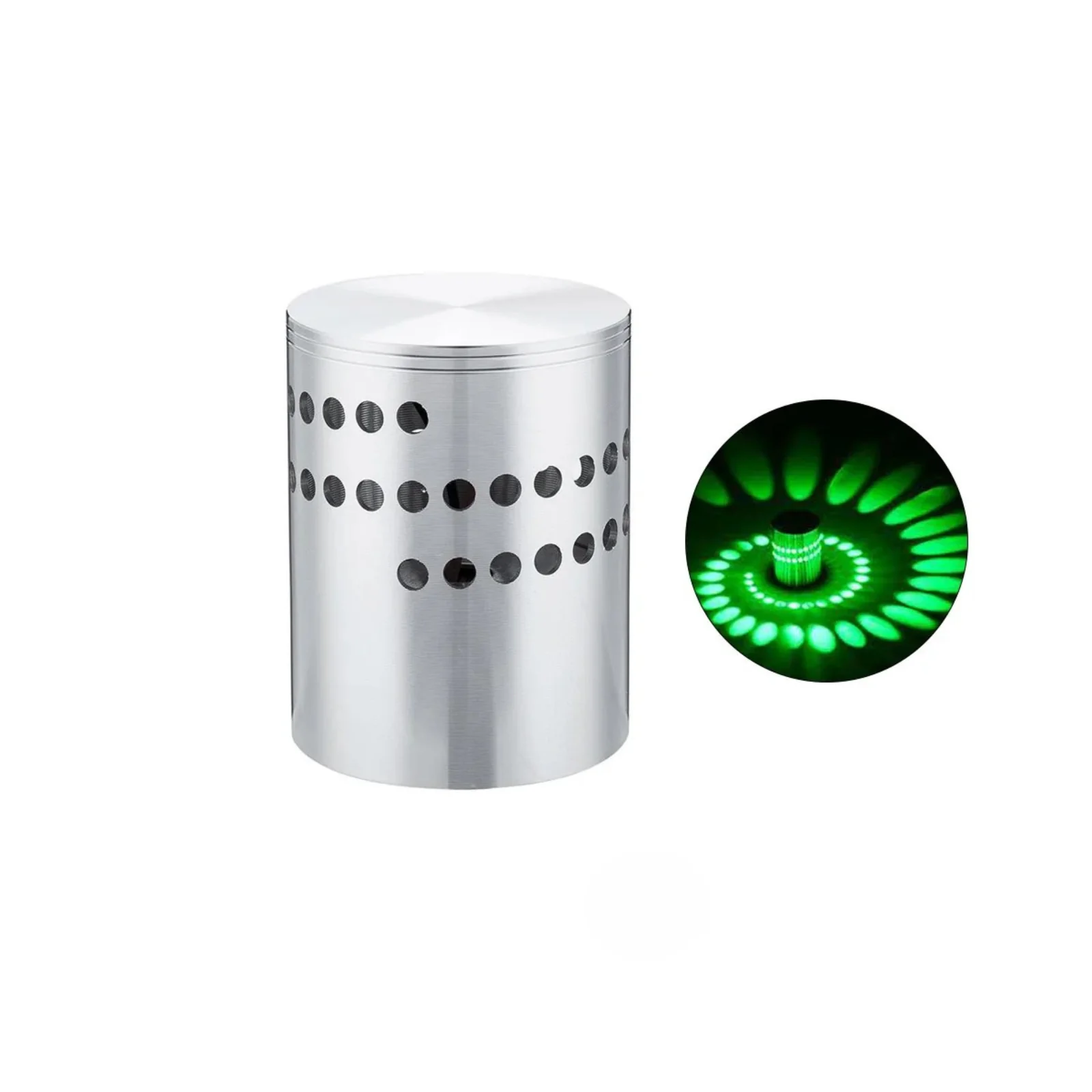 RGB LED Wall Light Spiral Design Aluminum Decorative Lamp for Bar Hall - Image 11