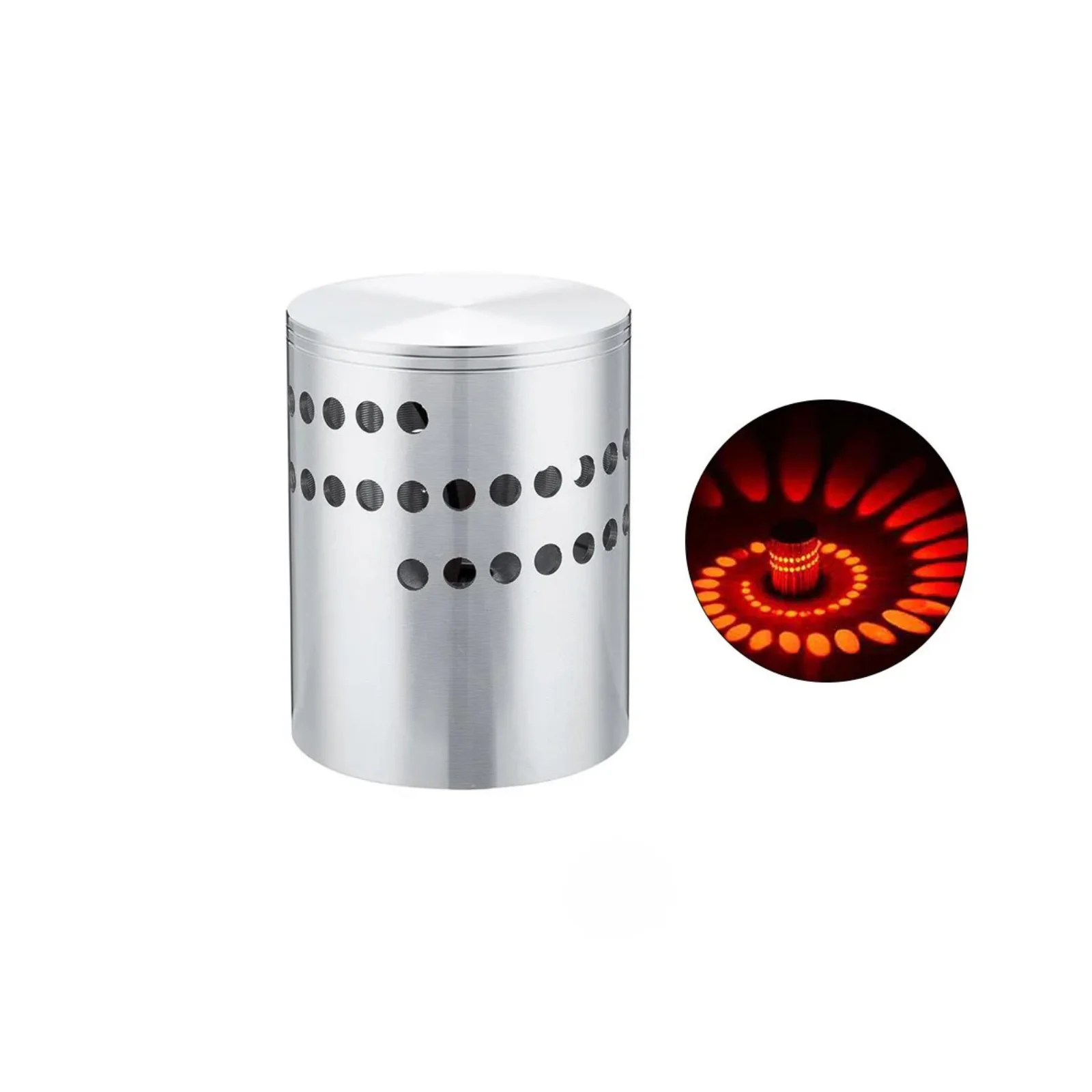 RGB LED Wall Light Spiral Design Aluminum Decorative Lamp for Bar Hall - Image 12