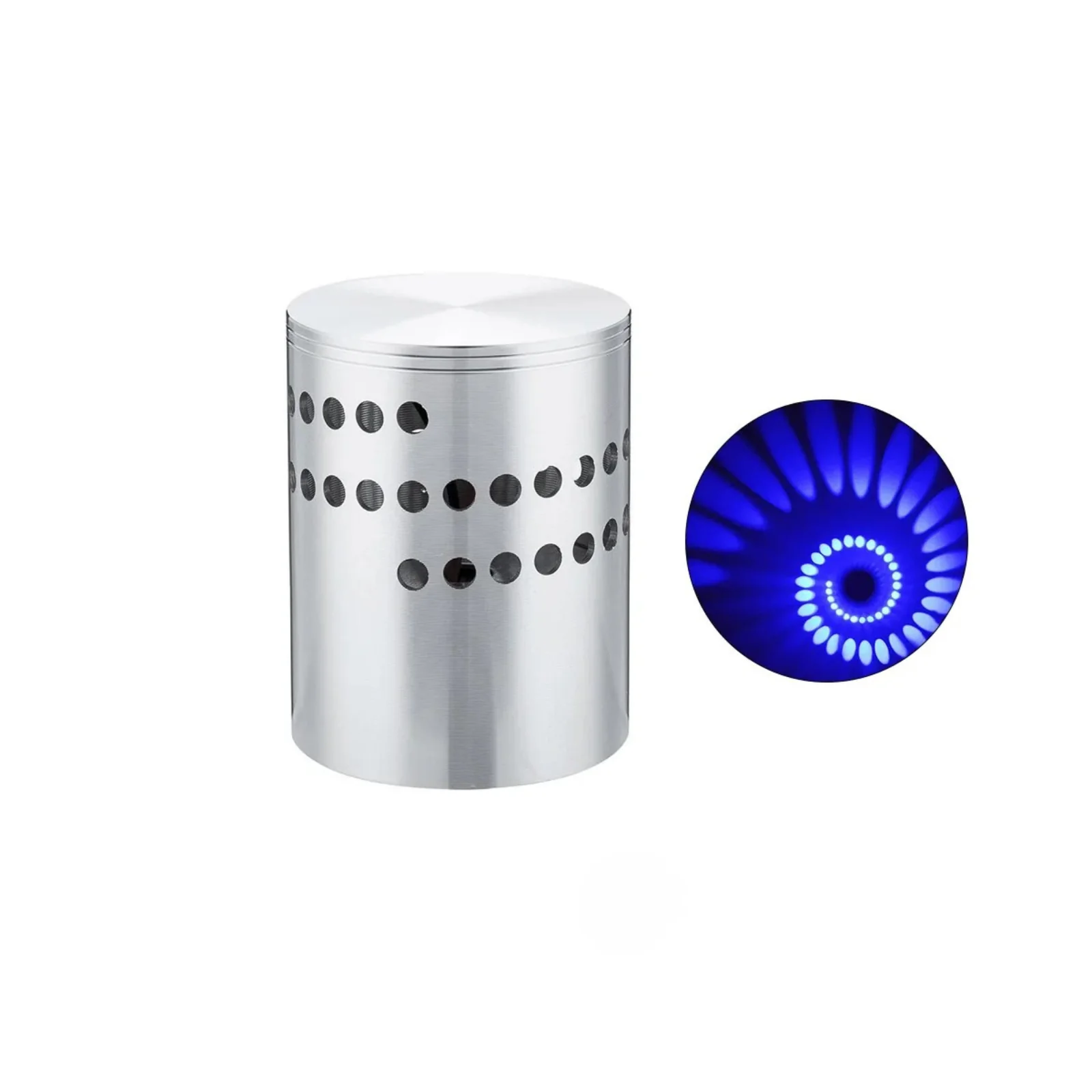 RGB LED Wall Light Spiral Design Aluminum Decorative Lamp for Bar Hall - Image 9