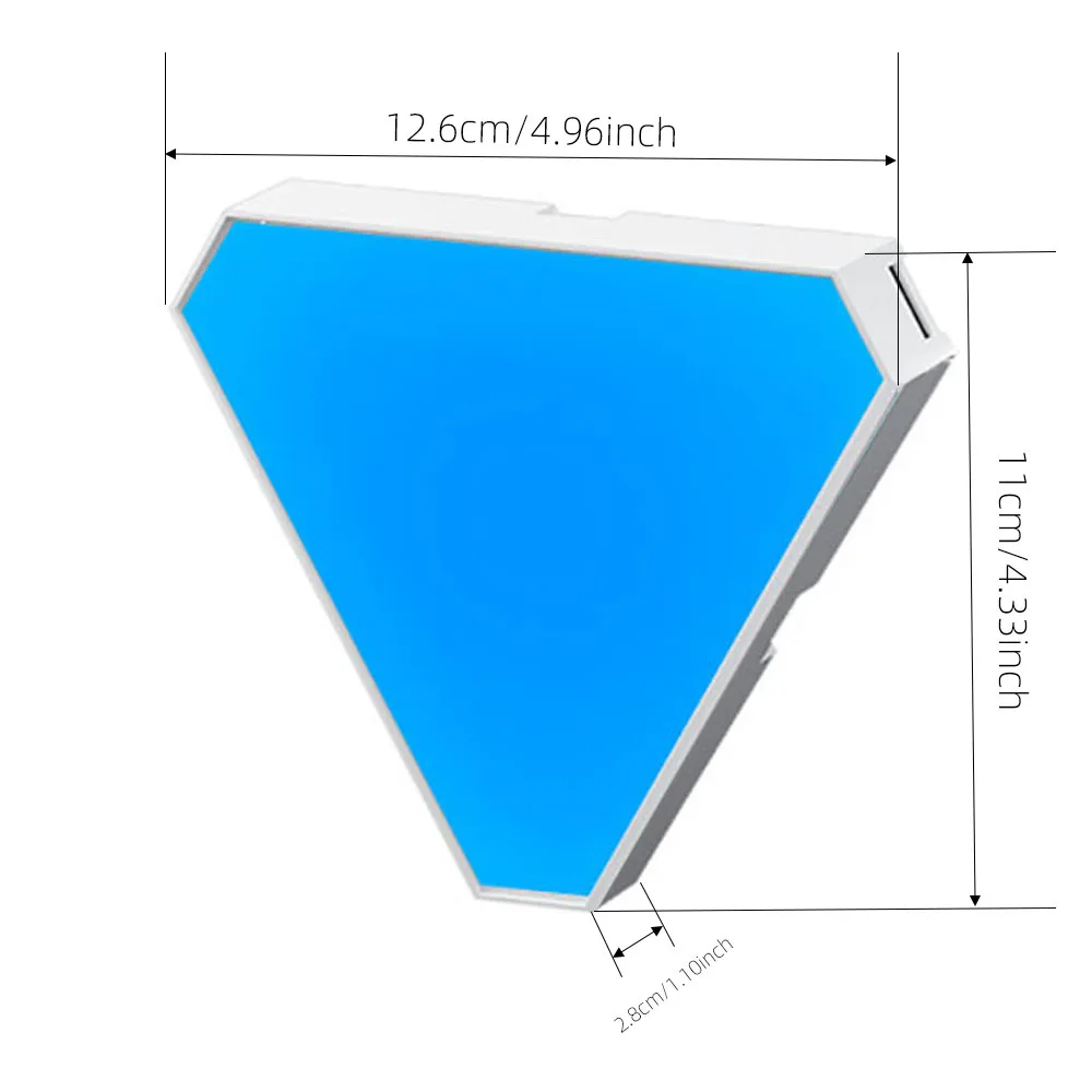 RGB Quantum LED Wall Lamp – Smart Rhythm Pickup Light for Bedroom & Gaming Setup - Image 6