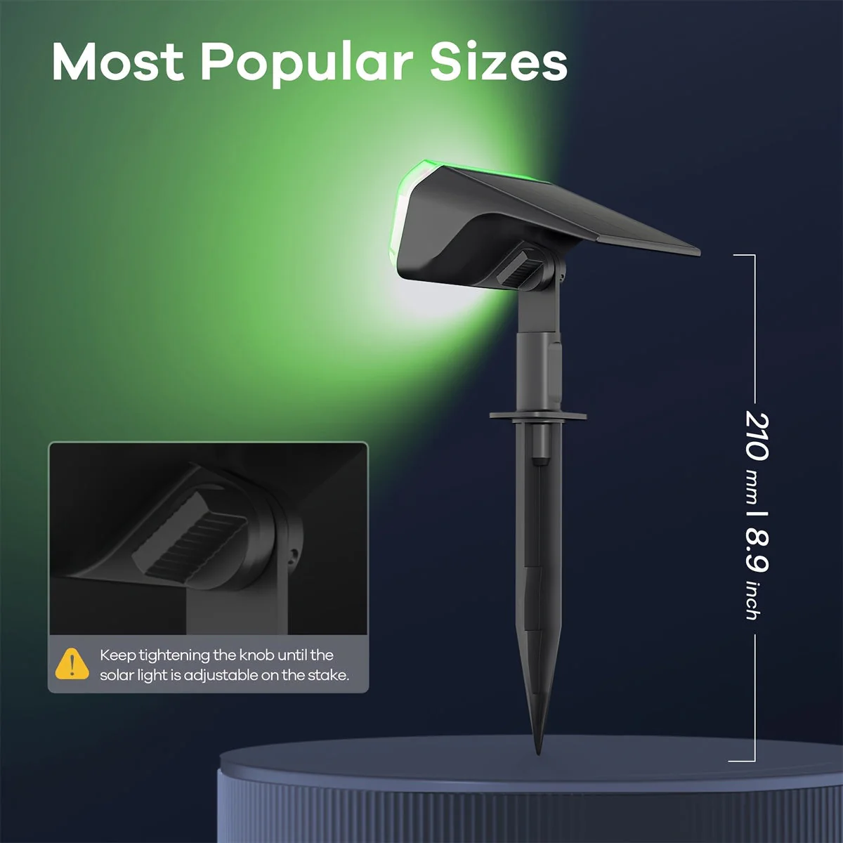 RGB Solar Spotlights Outdoor – Color Changing Waterproof Lights for Yard & Garden - Image 2