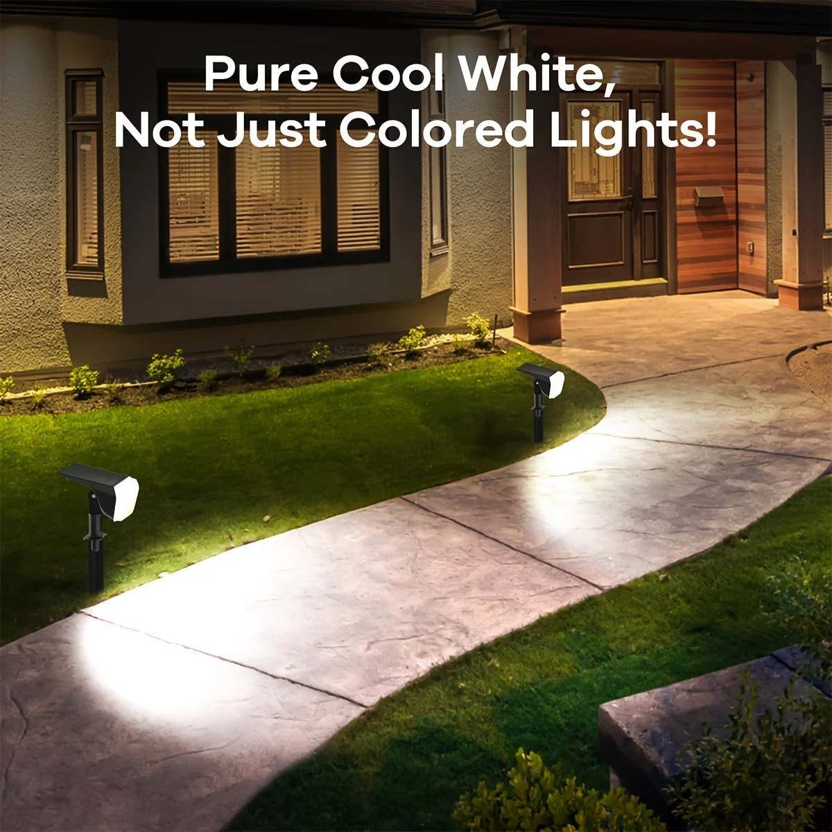 RGB Solar Spotlights Outdoor – Color Changing Waterproof Lights for Yard & Garden - Image 3