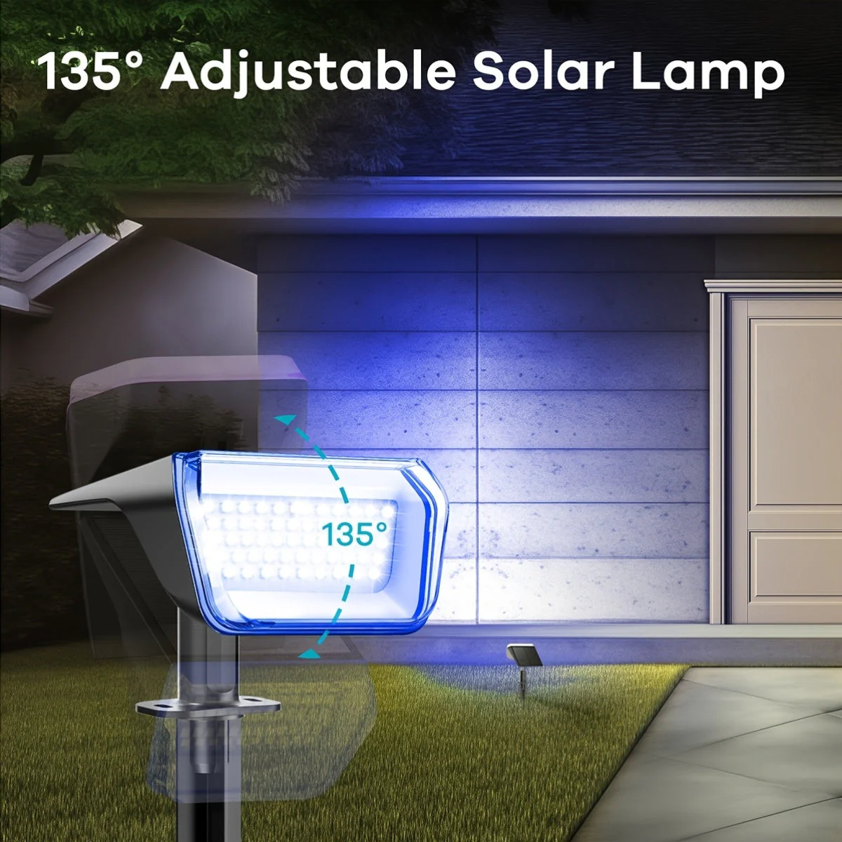 RGB Solar Spotlights Outdoor – Color Changing Waterproof Lights for Yard & Garden - Image 6
