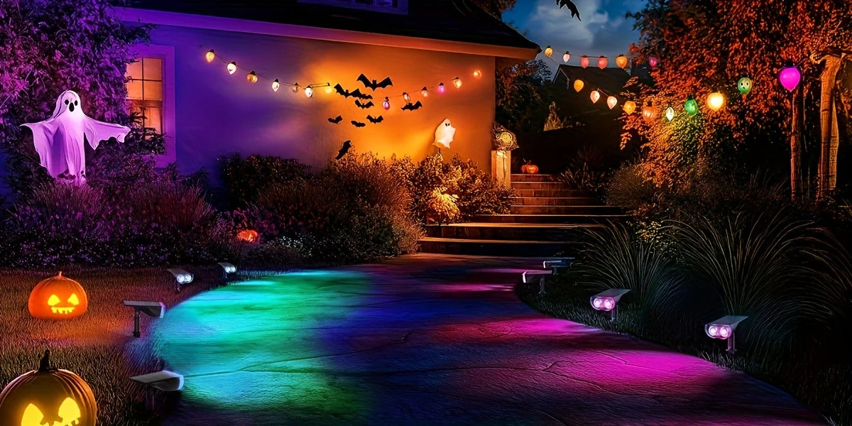RGB Solar Spotlights Outdoor – Color Changing Waterproof Lights for Yard & Garden - Image 7