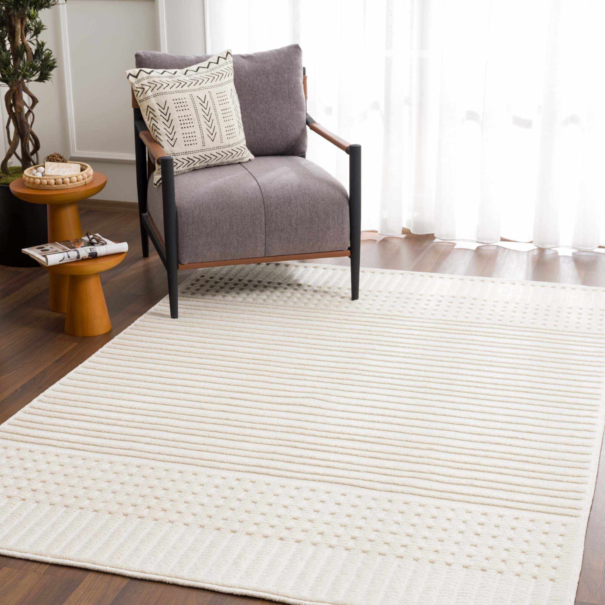 Rhun Washable Area Rug - Image 3
